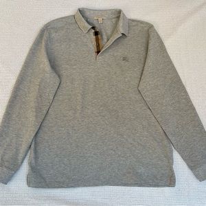 Burberry Brit mens long sleeve gray shirt, size XL/TG